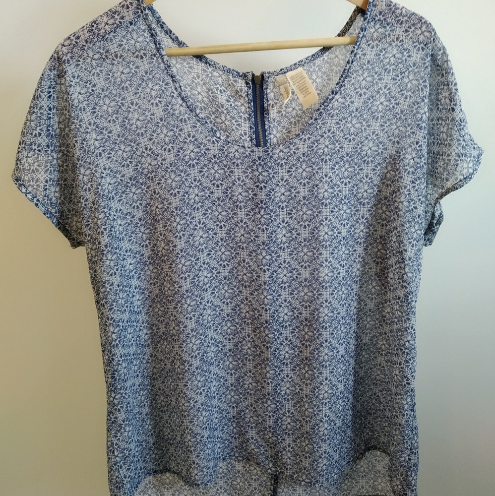 Japna sheer loose fitting top